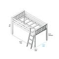 Twin Low Loft Bed