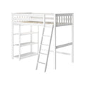 Twin Loft Bed With Bookcase