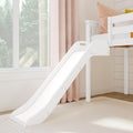 Twin Low Loft Bed With Easy Slide