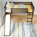 Twin Low Loft Bed With Easy Slide