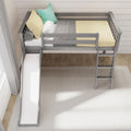 Twin Low Loft Bed With Easy Slide