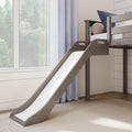 Twin Low Loft Bed With Easy Slide