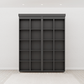 IN STOCK BLACK Double/Full Size Boaz BiFold Bookcase Murphy Bed