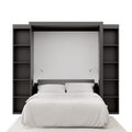 IN STOCK BLACK Double/Full Size Boaz BiFold Bookcase Murphy Bed