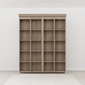 IN STOCK Monaco Double/Full Size Boaz BiFold Bookcase Murphy Bed