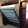 IN STOCK Double/Full Size Boaz BiFold Bookcase Murphy Bed (No Lights)